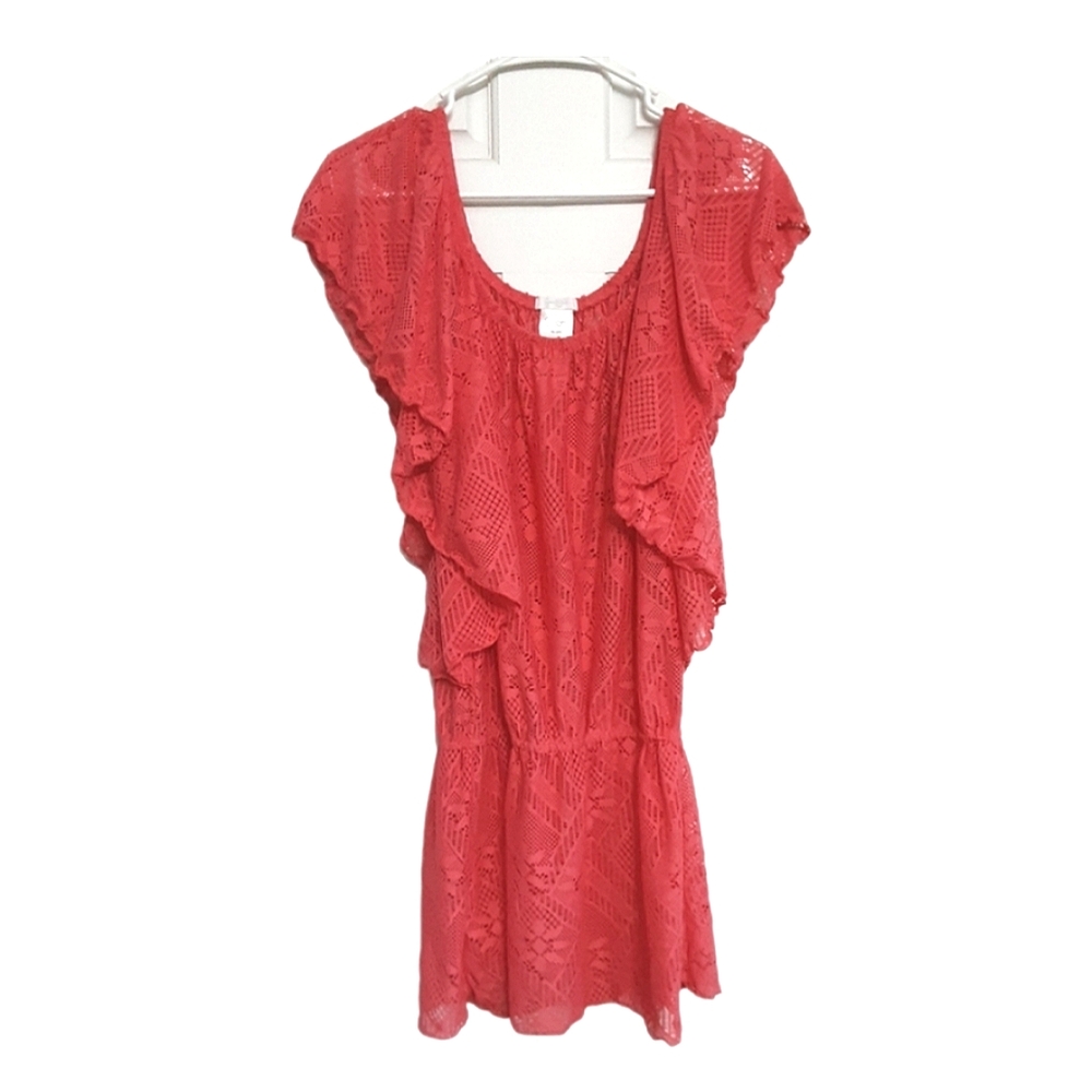 Jessica Simpson Lacey Sun Dress Womens Small